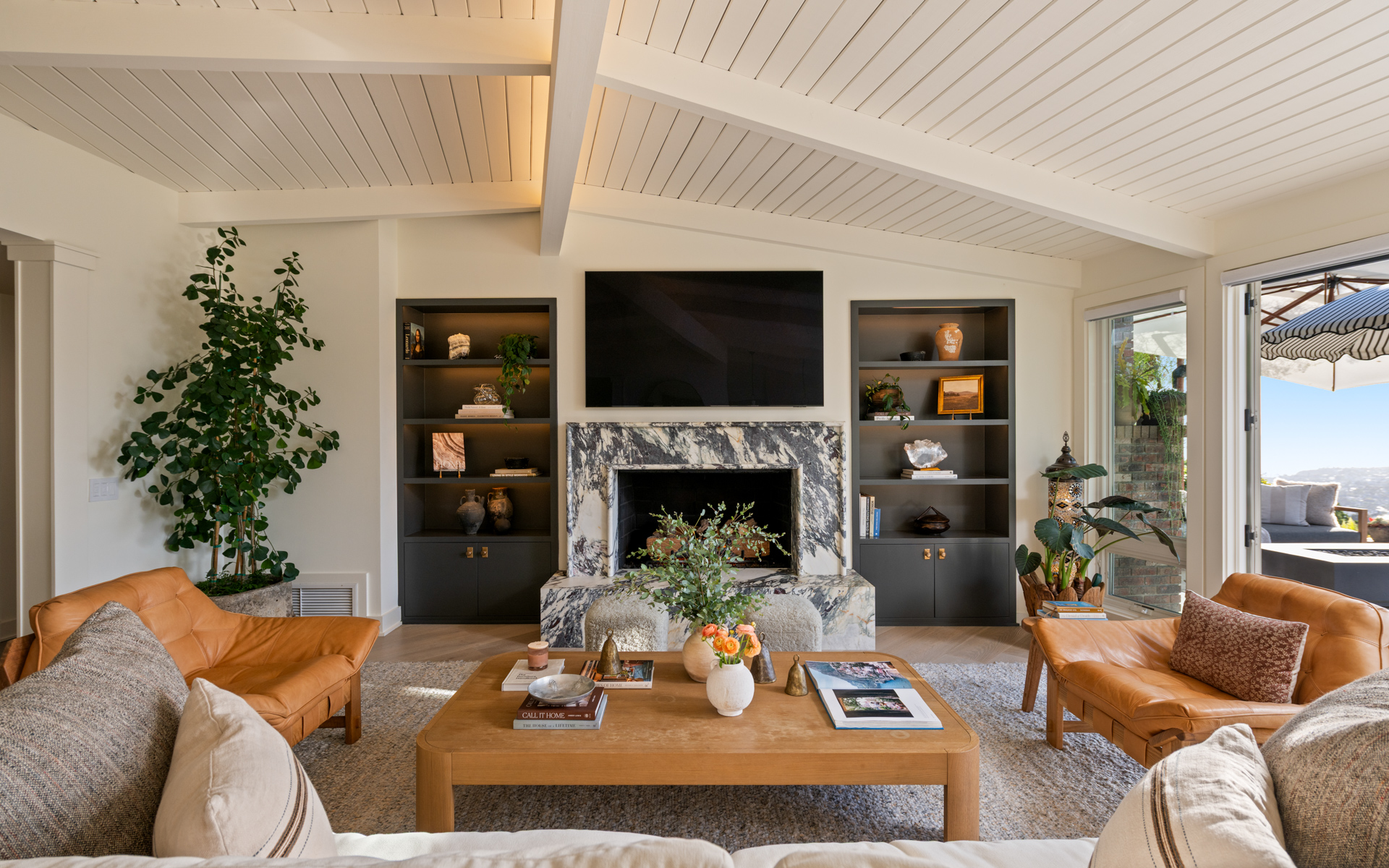 Living Room · Calacatta Apuano Hearth
