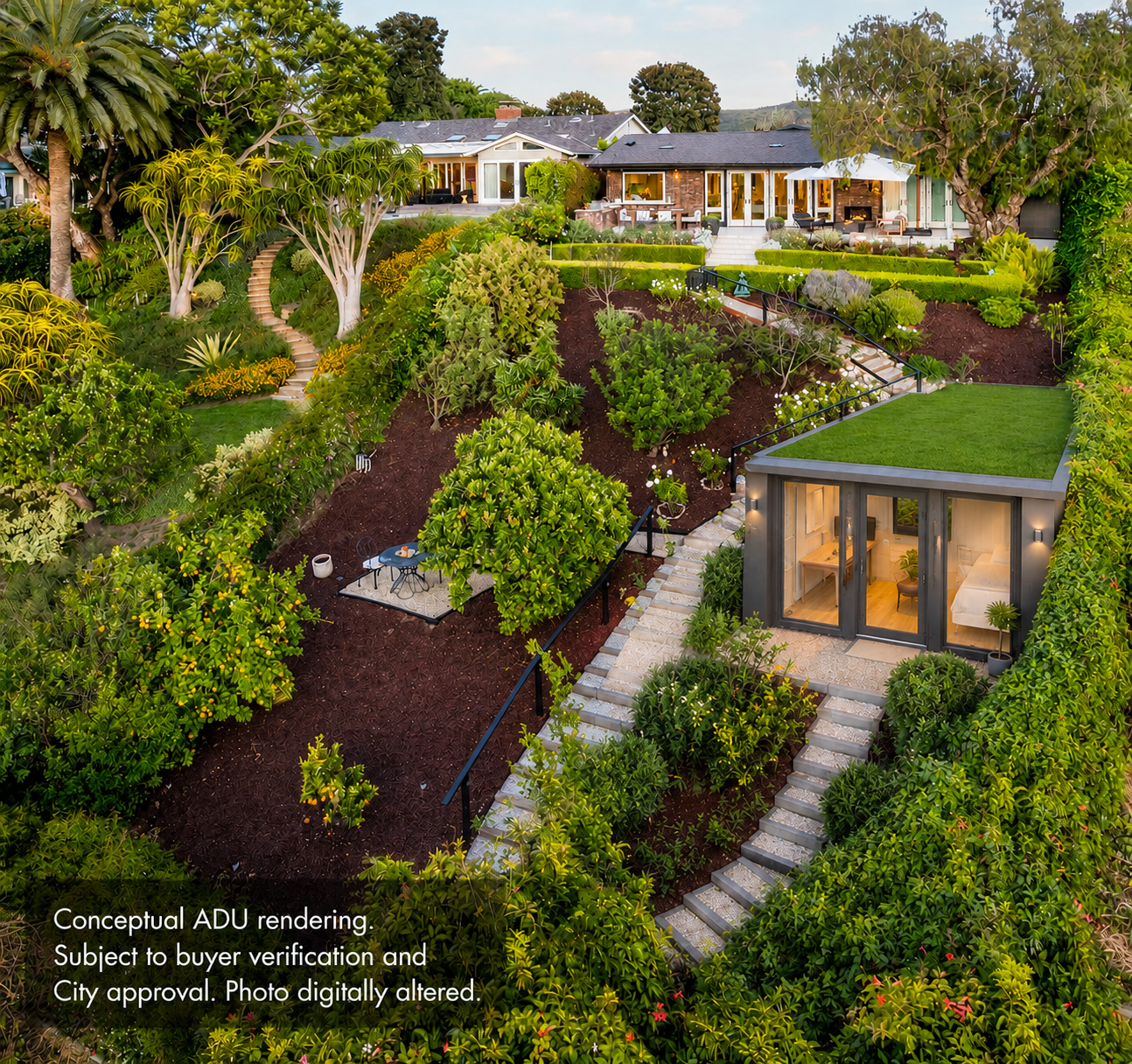 Detached ADU - conceptual rendering